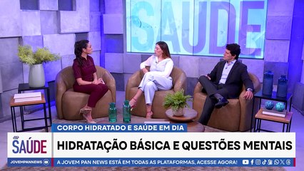 Relação entre hidratação básica e saúde mental | JP SAÚDE