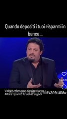 Enrico Brignano quando vai in banca a prelevare