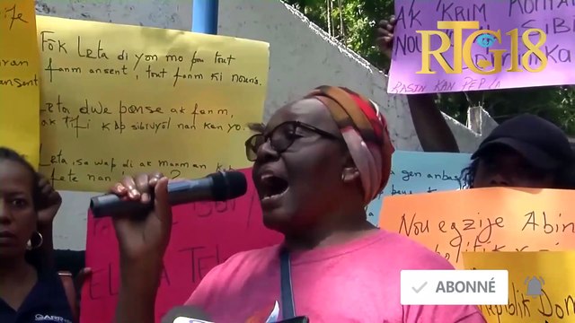 Sit-in GARR kont move trètman fanm ayisyèn yo nan Rep. Dominikèn.