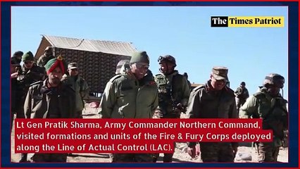 Lt Gen Pratik Sharma Reviews Operational Readiness Along LAC