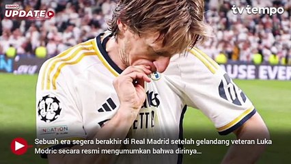 13 Tahun Bela Real Madrid, Luka Modric Umumkan Akan Tinggalkan Klub