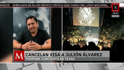 EU cancela visa de Julión Álvarez; tenía concierto en un estadio de Texas