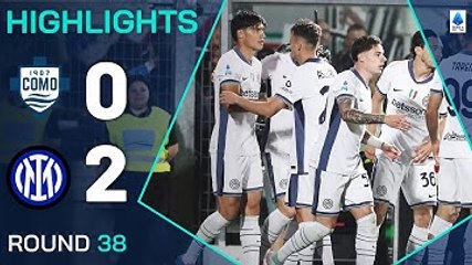 COMO-INTER 0-2 | HIGHLIGHTS | Inter Win But Fall Short In Scudetto Race | Serie A 2024/25