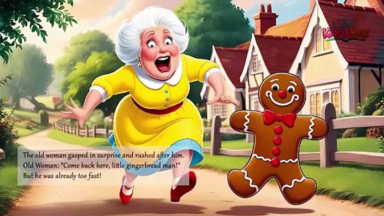 Catch The Gingerbread Man 💨🍪 | Classic Fairy Tales | English Bedtime Stories for Kids | Read aloud