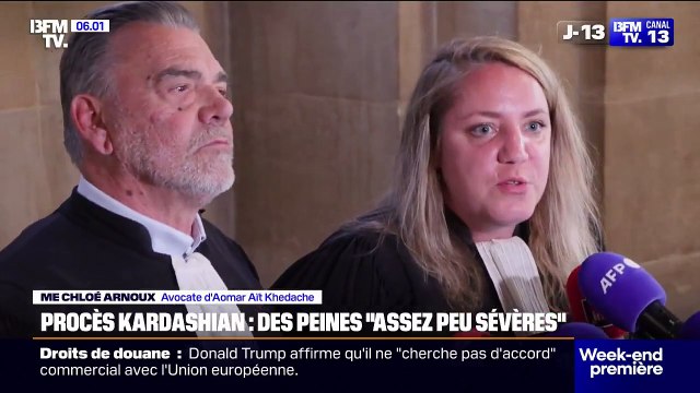 Kim Kardashian se dit satisfaite après la condamnation hier soir 'des papys braqueurs , par la cour d’assises de Paris, à des peines allant jusqu’à huit ans de prison dont trois ferme