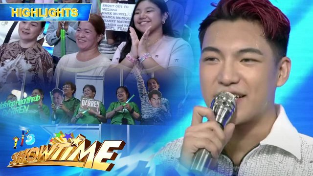 Darren, binisita ng mommy at kapatid niya sa It’s Showtime studio | It’s Showtime