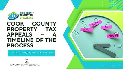 Cook County Property Tax Appeals - A Timeline of the Process