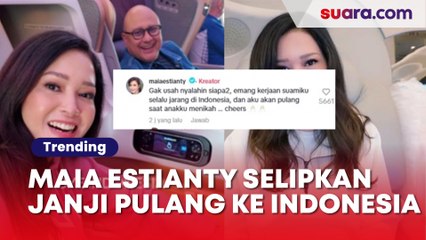 Tumben Maia Estianty Bela Mulan Jameela dan Al Ghazali, Selipkan Janji Pulang Indonesia