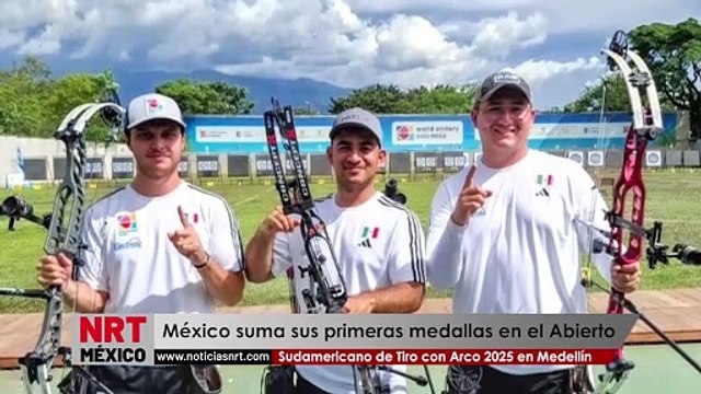México suma sus primeras medallas en el Abierto Sudamericano de Tiro con Arco 2025 en Medellín