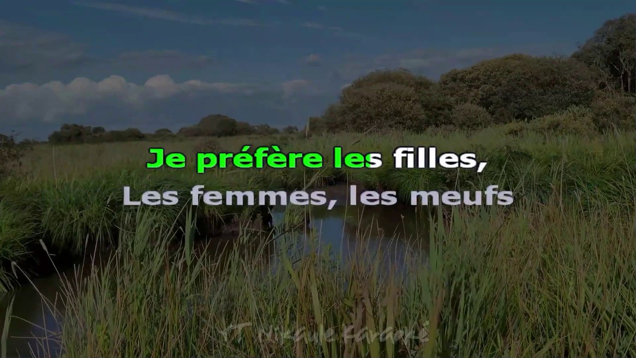 KARAOKE Marguerite - Les filles, les meufs