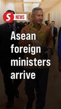 Foreign ministers arrive for 46th Asean summit in Kuala Lumpur