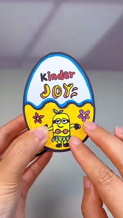 There's a little yellow man in a cookie egg.#diy#craft#handicraft#emotion