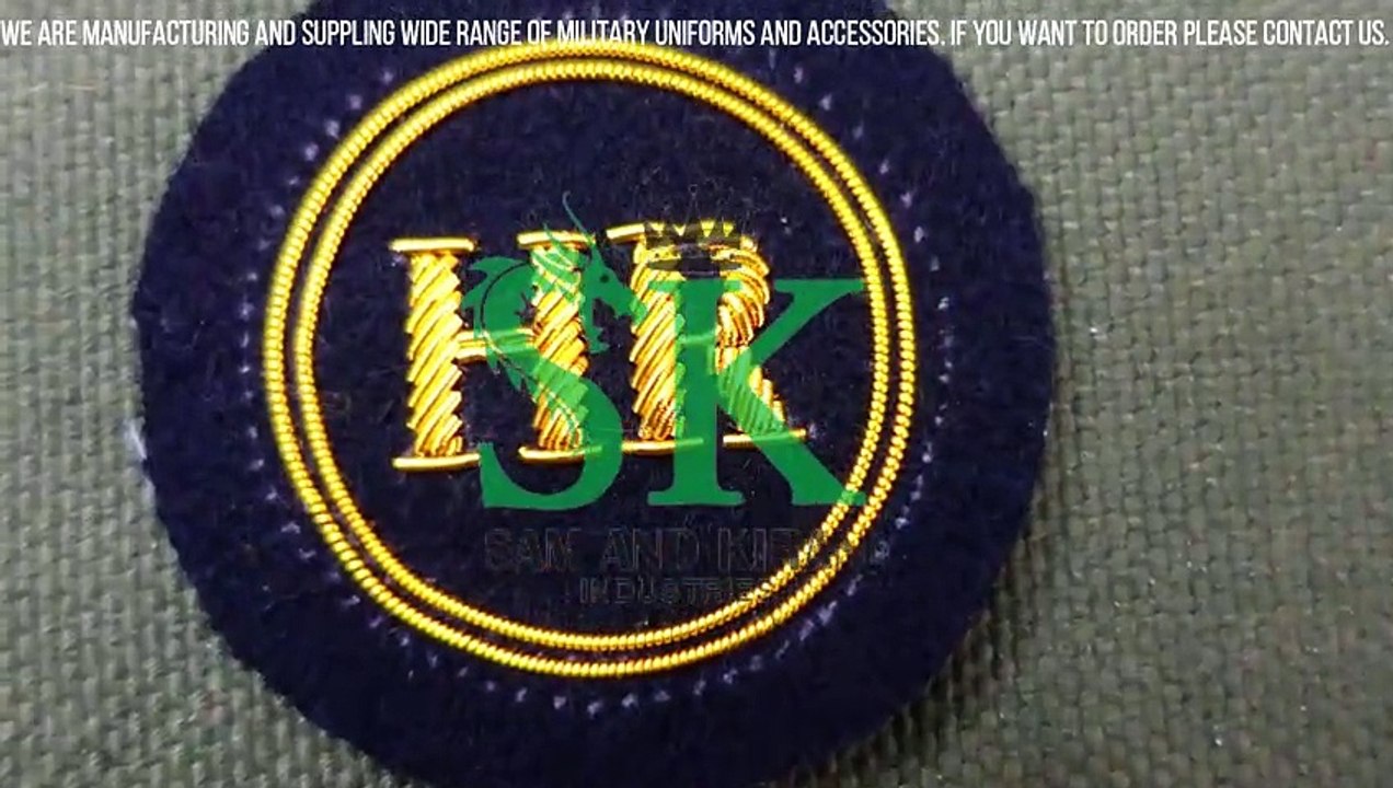embroidered bullion badges, Bullion Embroidery Badges Supplier, Hand Embroidered Bullion Badges