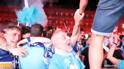 Napoli campione d'Italia, il momento della vittoria