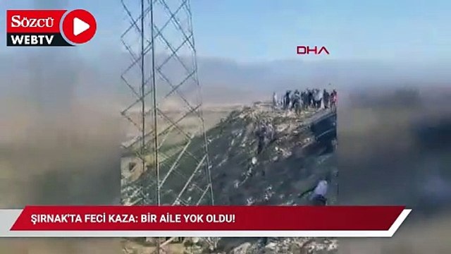 Şırnak'ta feci kaza: Bir aile yok oldu!