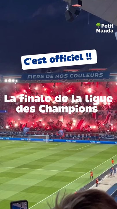 Mieux que ton canapé ! 🏆 La finale de la Ligue des Champions… sur écran géant au Parc des Princes !Le 31 mai, l’ambiance sera électrique à Paris pour vivre le match comme si t’y étais ⚽🔥©️ Crédit : Petit Mauda & @juulie.e (images)