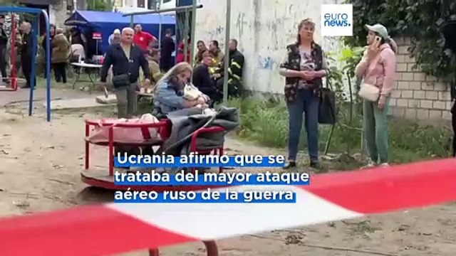 Rusia lanza el mayor ataque con drones hasta la fecha desde el inicio de la invasión de Ucrania