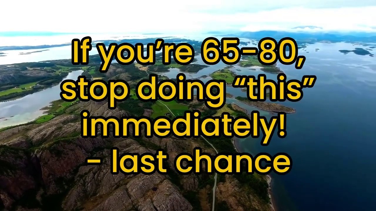If you’re 65-80, stop doing “this” immediately!– They’re Silently Harming Your Health! senior wisdom
