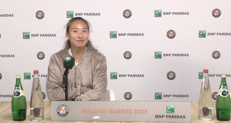 Roland-Garros 2025 - Qinwen Zheng : "Always nice to be back in Roland Garros"