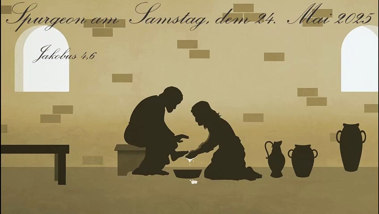 Spurgeon am Samstag, dem 24. Mai 2025, zu Jakobus 4,6