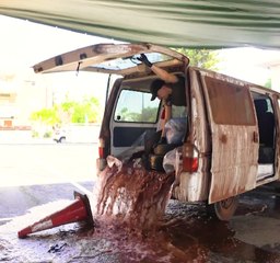 Cleaning and upgrading our minivan camper!