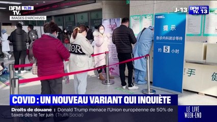 Covid-19: un nouveau variant, le NB.1.8.1, a été identifié en France