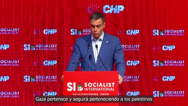 Sánchez exige a Israel detener su operación militar: Gaza pertenece a los palestinos