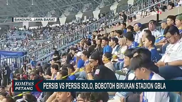 Momen Bobotoh Padati Stadion GBLA Jelang Laga Persib vs Persis Solo