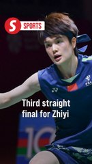 Zhiyi feeling home in M'sia as she powers into her third straight final