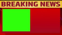 Breaking News Green Screen Frame || News Frame Green Screen || No Copyright