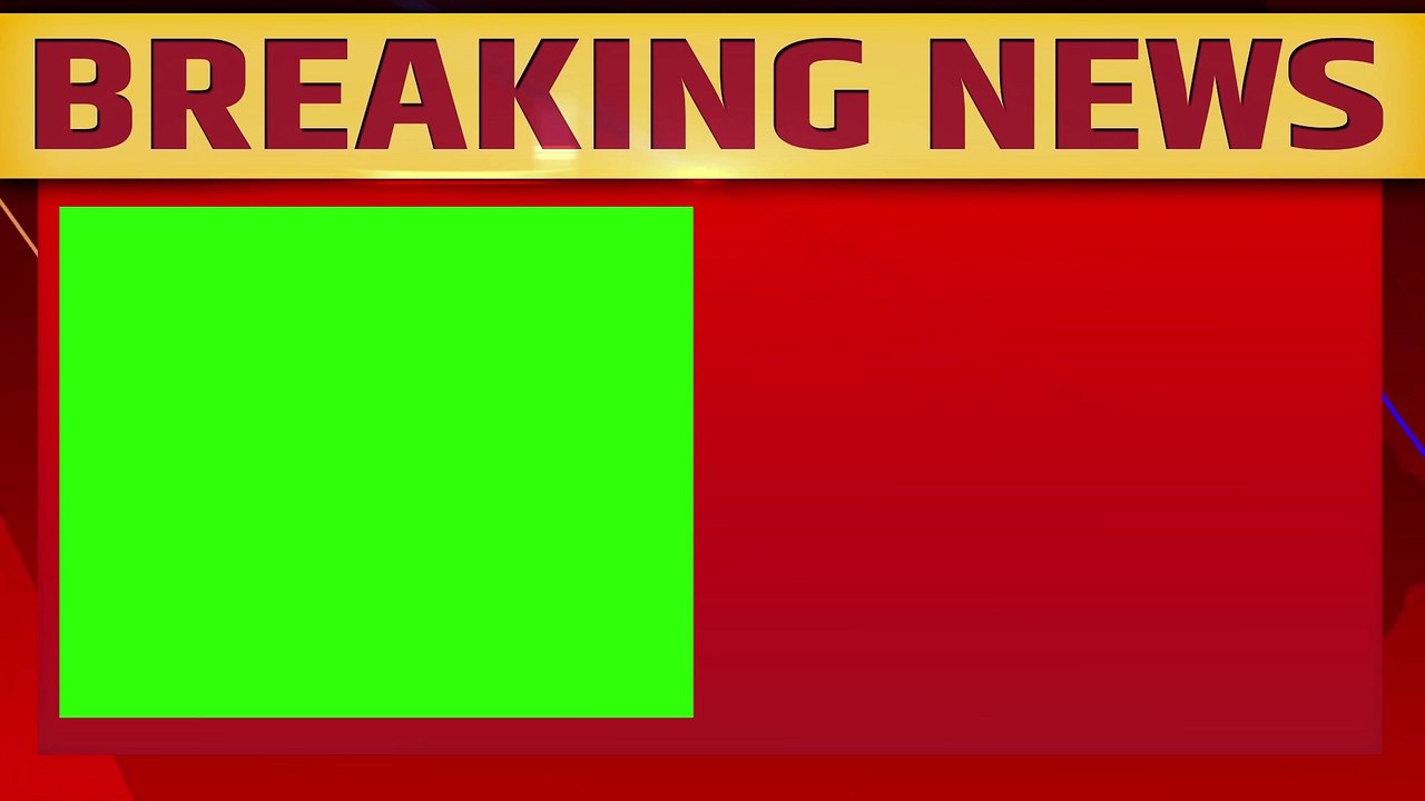 Breaking News Green Screen Frame || News Frame Green Screen || No Copyright