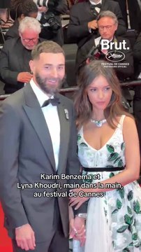Karim Benzema et Lyna Khoudri au Festival de Cannes.