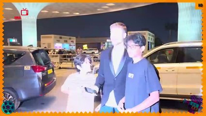 World No 1 Youtuber MrBeast Leaving India _ Respect Moment with Indian Fans at Mumbai Airport