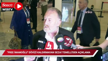 "Free İmamoğlu" dövizi kaldırmayan Sezai Temelli'den açıklama: "Partimiz kaldırdı, bizim önümüzde yoktu"