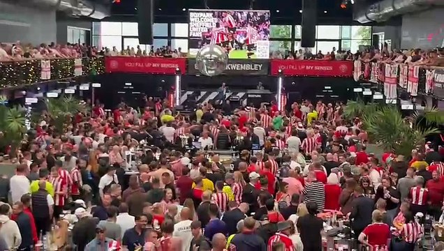 Tribute to George Baldock at Box Park ahead of the Blades play-off final at Wembley