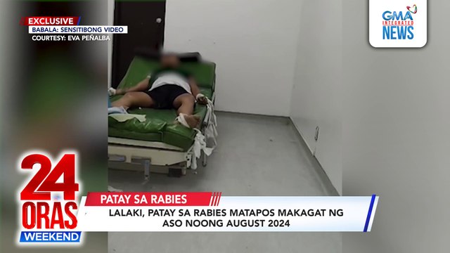 Lalaki, patay sa rabies matapos makagat ng aso noong August 2024 | 24 Oras Weekend