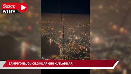 Şampiyonluğu çılgınlar gibi kutladılar!