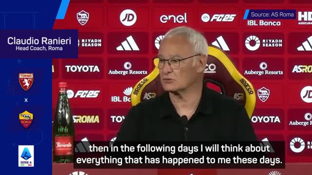 Ranieri humbled by fan support as Roma tenure nears end
