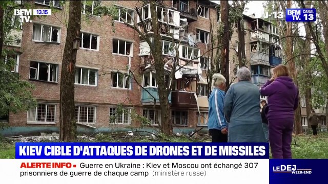 Ukraine: vaste attaque de drones russes sur Kiev