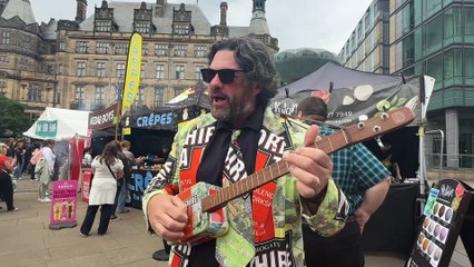 Yorkshire Tea Man Leon Lockley sings his Yorkshire Tea song