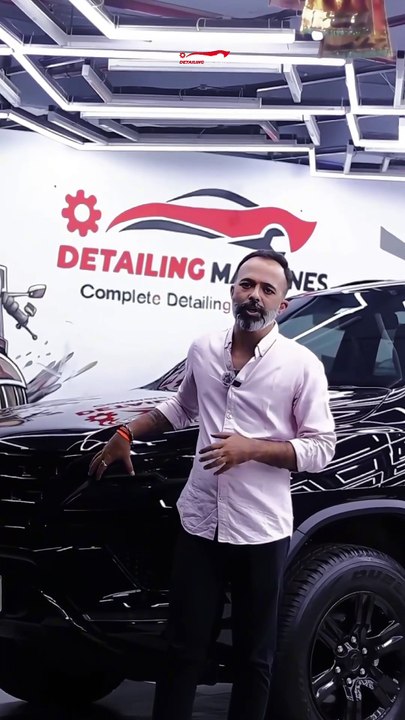 Here is a Toyota Fortuner – Fully Transformed into a Bold Black Edition by Detailing Machines! 🖤