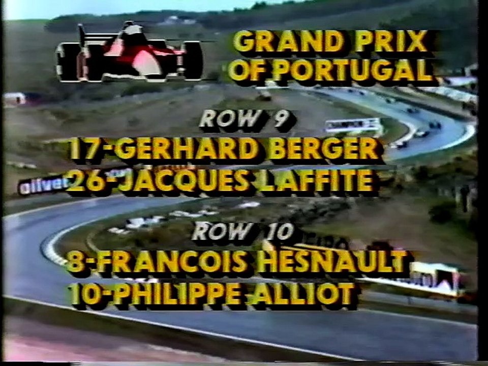 F1 1985 - Grand Prix of Portugal