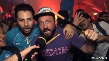 Napoli Campione, la notte pazza dei festeggiamenti