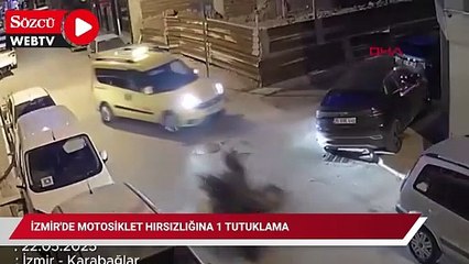İzmir'de motosiklet hırsızlığına 1 tutuklama