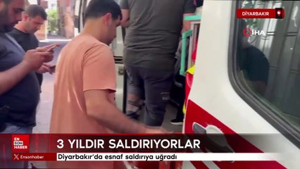 Diyarbakır'da esnaf saldırıya uğradı