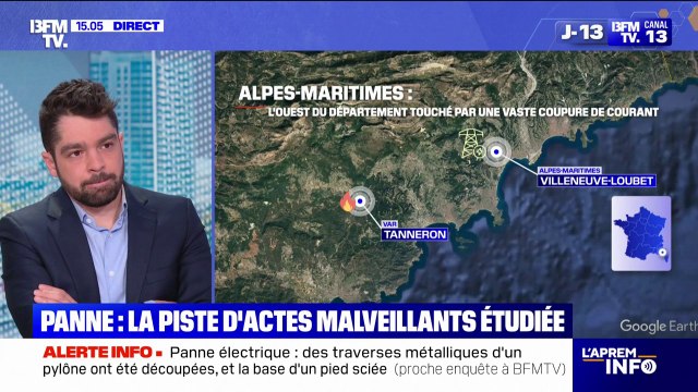 Panne d’électricité à Cannes: La piste d'acte volontaire est étudiée par la justice