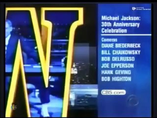 Michael Jackson's 30th Anniversary Celebration CBS Split Screen Credits (Update #2)
