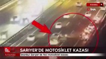 İstanbul Sarıyer’de feci motosiklet kazası