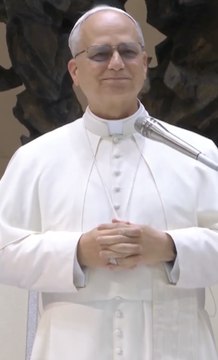 Pope Leo XIV Jokes With Vatican Employees