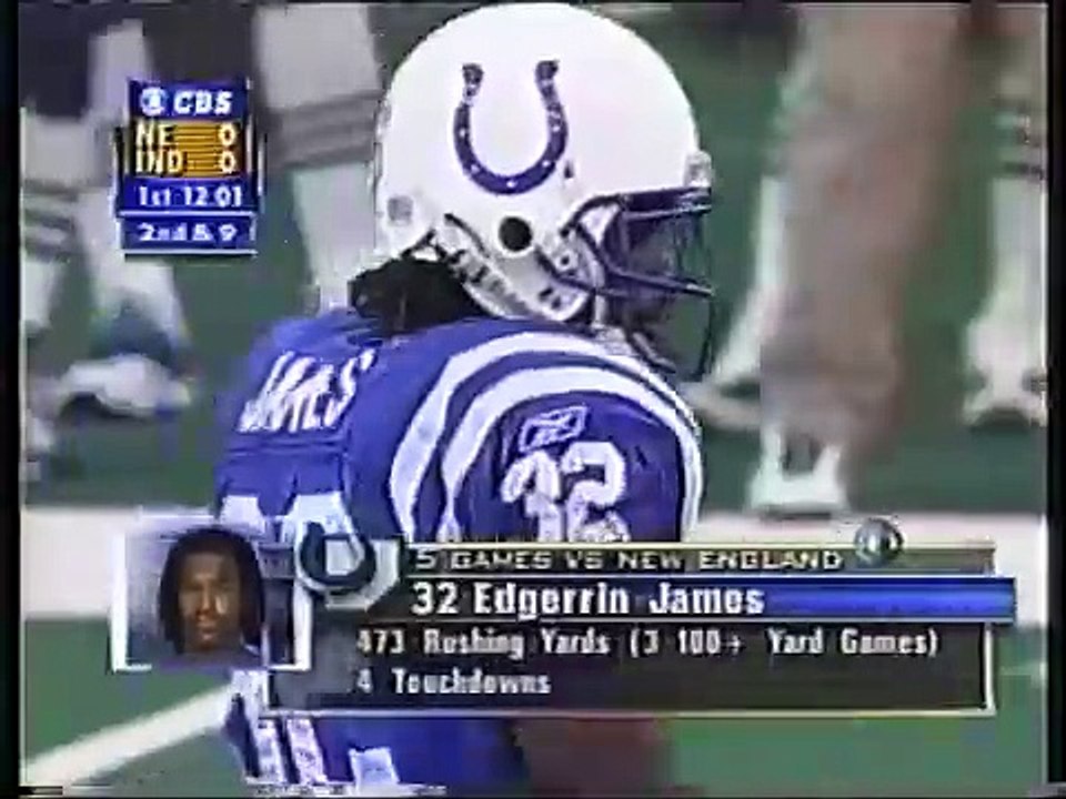 NFL 2001 Week 06 - New England Patriots at Indianapolis Colts